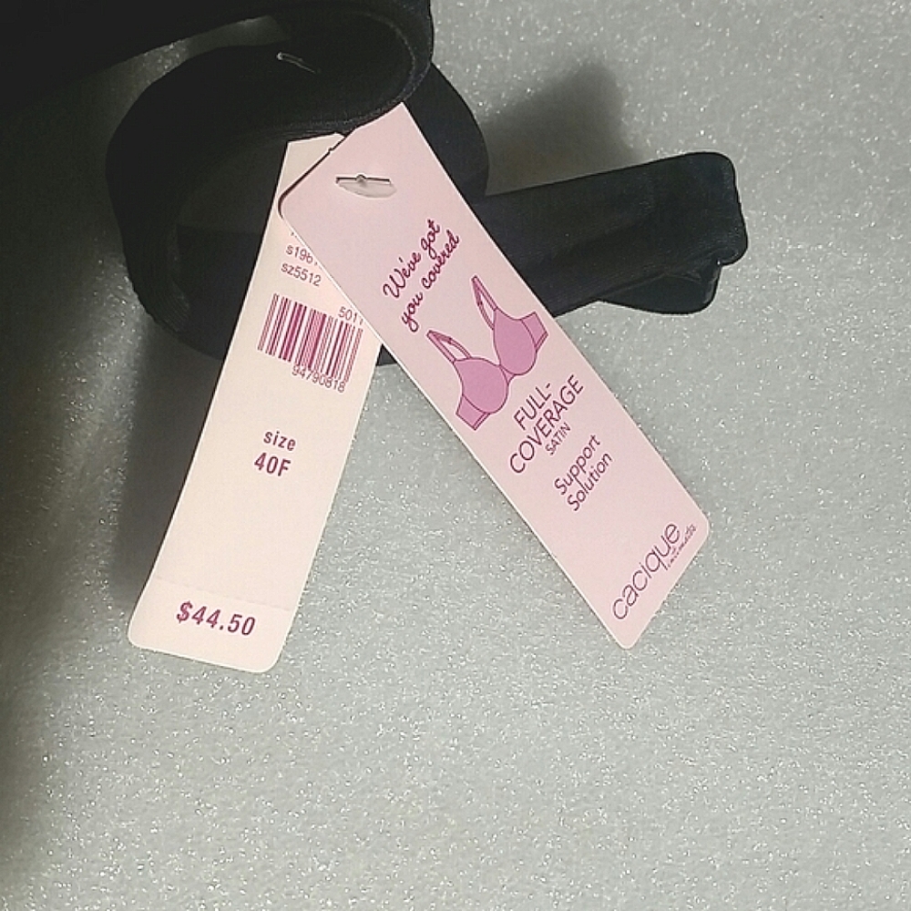 Cacique black smooth 40F DDD new bra - Picture 5 of 5
